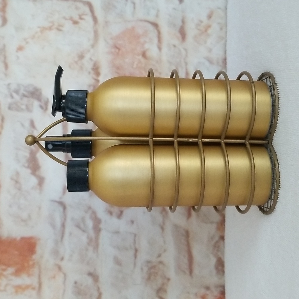 NWOT Bathroom Organizer Canister Storage Set (3)